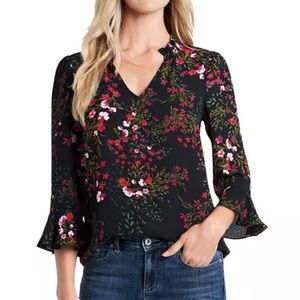 NWT CeCe floral blouse